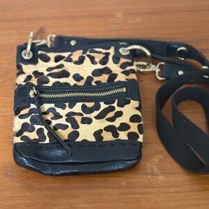The Sak small Leopard Print Crossbody Bag purse